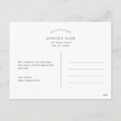 ファミリー応援クリスマスカードフォトホリディポストカード シーズンポストカード (裏面)