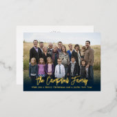 ファミリー応援フォイルホリデーポストカードファミリー懇親会 箔シーズンポストカード (正面/裏面)