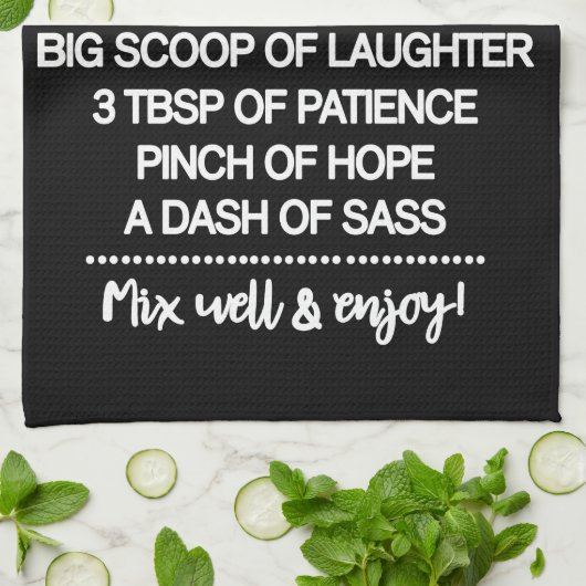 ファミリー感動的レシピ キッチンタオル (折り畳み)