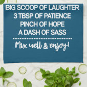 ファミリー感動的レシピ キッチンタオル (折り畳み)