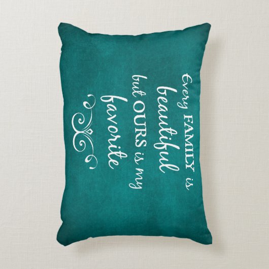 ファミリー感動的引用文 アクセントクッション (正面(垂直))