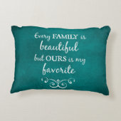 ファミリー感動的引用文 アクセントクッション (裏面)