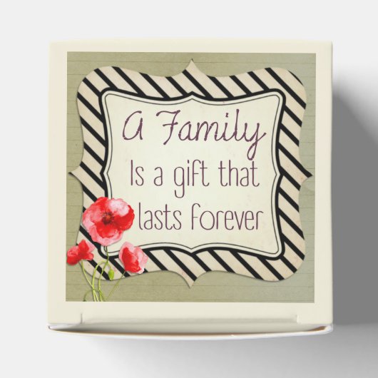 ファミリー感動的引用文 フェイバーボックス (上部)