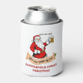 ファミリー懇親会おもしろいクリスマスマッチング 缶クーラー (缶正面)