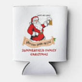 ファミリー懇親会おもしろいクリスマスマッチング 缶クーラー (正面)