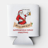 ファミリー懇親会おもしろいクリスマスマッチング 缶クーラー (裏面)