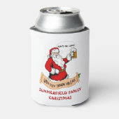 ファミリー懇親会おもしろいクリスマスマッチング 缶クーラー (缶裏面)