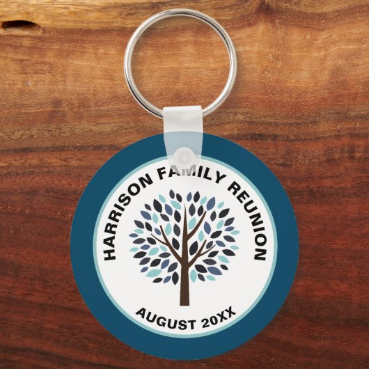 ファミリー懇親会お土産キープサキーチェーン キーホルダー (正面)