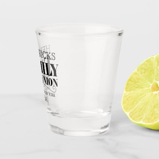 ファミリー懇親会お土産ショットグラス ショットグラス (右)