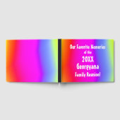 ファミリー懇親会お気に入りのメモリーズゲストブック ゲストブック (全面)