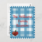 ファミリー懇親会のはがき ポストカード (正面/裏面)