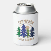 ファミリー懇親会の木パーソナライズされた材 缶クーラー (缶裏面)