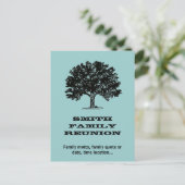 ファミリー懇親会はがき招待状 案内ポストカード (スタンド正面)