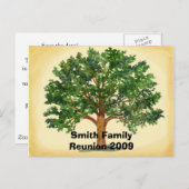 ファミリー懇親会はがき招待状 案内ポストカード (正面/裏面)