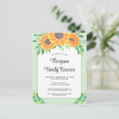 ファミリー懇親会ひまわり インビテーションポストカード (スタンド正面)