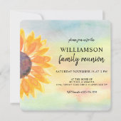 ファミリー懇親会ひまわり 招待状 (正面)