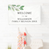 ファミリー懇親会へようこそ 横断幕 (インサイチュ)