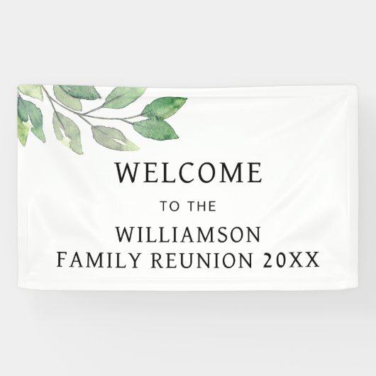 ファミリー懇親会へようこそ 横断幕 (横)