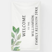 ファミリー懇親会へようこそ 横断幕 (縦)