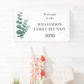 ファミリー懇親会へようこそ 横断幕 (インサイチュ)