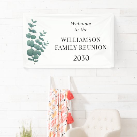 ファミリー懇親会へようこそ 横断幕 (インサイチュ)