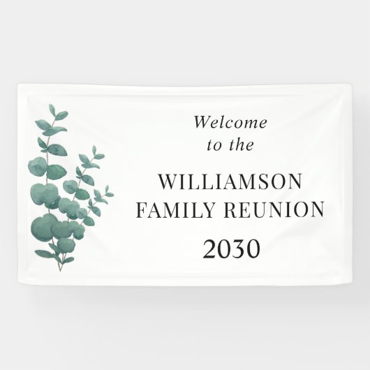 ファミリー懇親会へようこそ 横断幕 (横)