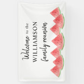 ファミリー懇親会へようこそ 横断幕 (縦)