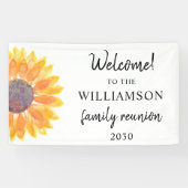 ファミリー懇親会へようこそ 横断幕 (横)