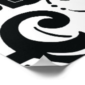 ファミリー懇親会ウェルカムサインダマスク ポスター (角)