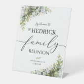 ファミリー懇親会ウェルカムサイン、懇親会ポスター 台座サイン (正面)