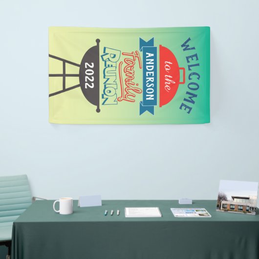 ファミリー懇親会ウェルカムバナー 横断幕 (トレードショー)