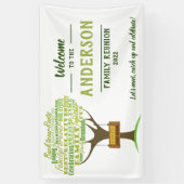 ファミリー懇親会ウェルカムバナー 横断幕 (縦)