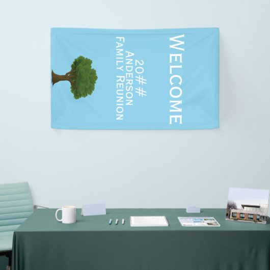 ファミリー懇親会ウェルカム 横断幕 (トレードショー)