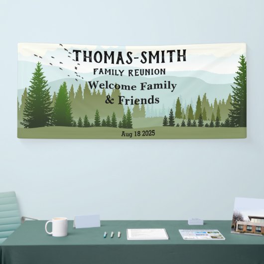 ファミリー懇親会ウッズシーン 横断幕 (トレードショー)