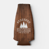 ファミリー懇親会ウッド素朴パインツリー ボトルクーラー (正面)