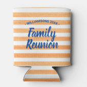 ファミリー懇親会オレンジホワイトストライプズ 缶クーラー (裏面)