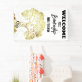 ファミリー懇親会オールドゴールデンツリーアートカスタム 横断幕 (インサイチュ)