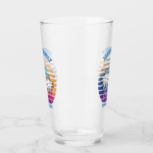 ファミリー懇親会カスタムクルーズバケーション タンブラーグラス (右)