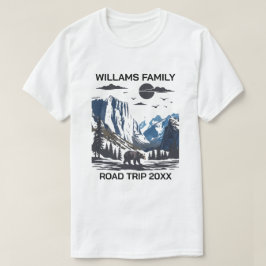 ファミリー懇親会カスタムトリップナショナルパーク Tシャツ