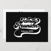 ファミリー懇親会カスタム招待状 招待状 (正面/裏面)