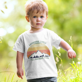 ファミリー懇親会カスタム秋リトリートサンクールセット トドラーTシャツ