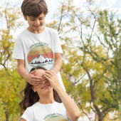 ファミリー懇親会カスタム秋リトリートサンセットキッズ Tシャツ