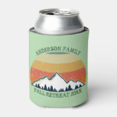 ファミリー懇親会カスタム秋リトリートサンセットマウンテン 缶クーラー (缶正面)