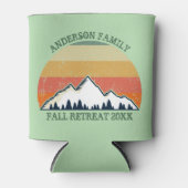 ファミリー懇親会カスタム秋リトリートサンセットマウンテン 缶クーラー (正面)