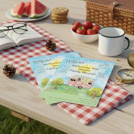 ファミリー懇親会キャンピングウィークエンド 招待状