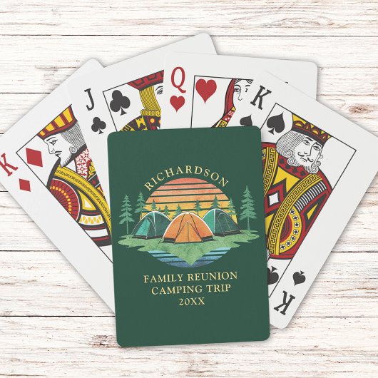 ファミリー懇親会キャンピングトリップグリーン遊ズ トランプ