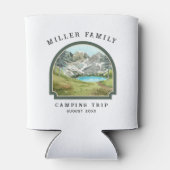 ファミリー懇親会キャンピングロードリパーソナライズされたップ 缶クーラー (裏面)