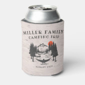 ファミリー懇親会キャンピングロードリパーソナライズされたップ 缶クーラー (缶裏面)