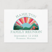 ファミリー懇親会キャンプザデイト ポストカード (正面)