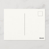 ファミリー懇親会キャンプ招待状はがき ポストカード (裏面)